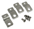 Mounting Foot/Bracket Kit Stainless Steel Silver 1.718 H x 0.812 W x 0.12 in. D