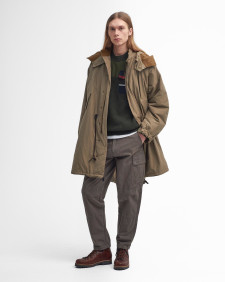 Barbour x Baracuta Mods Casual Parka Jacket Tan