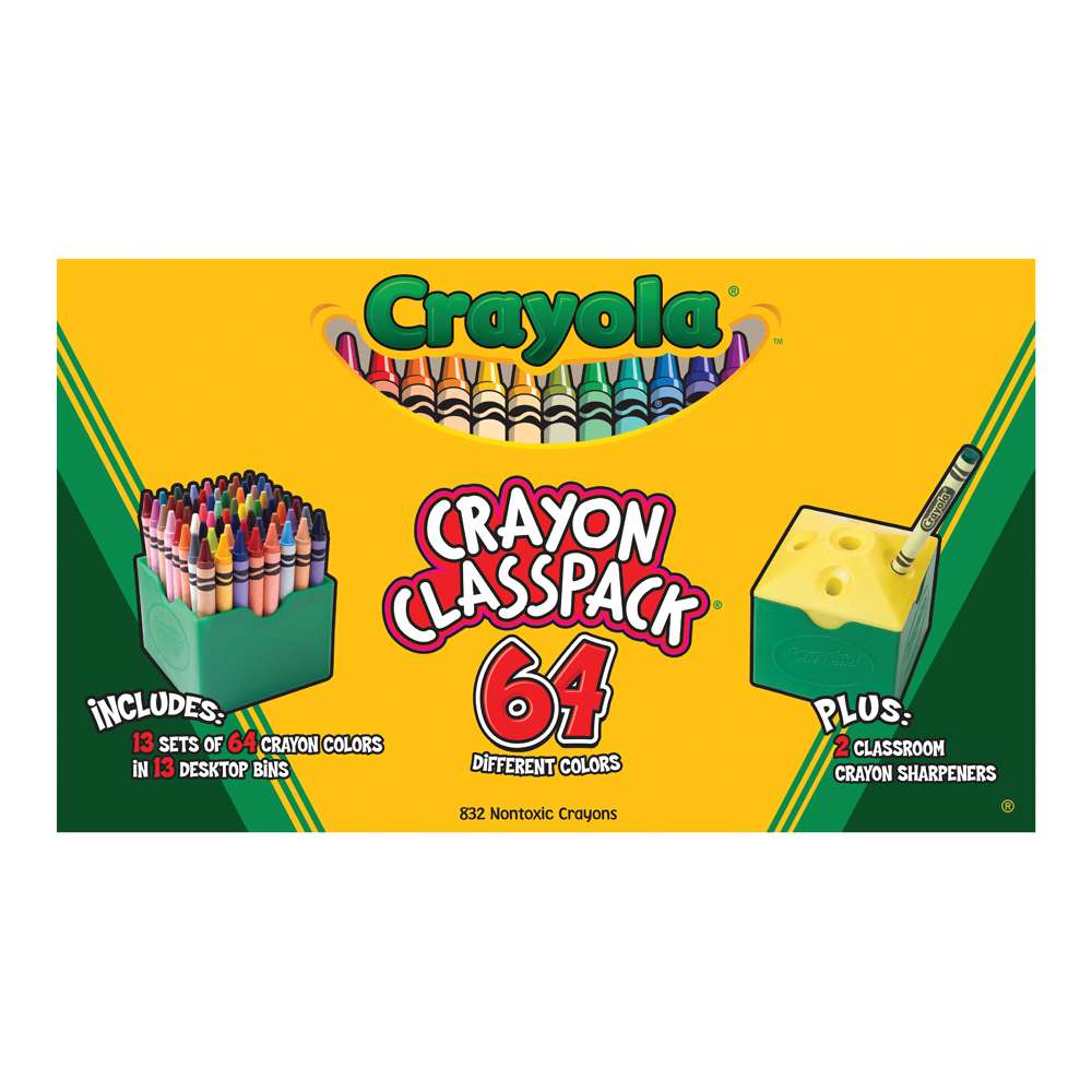 Crayola® Crayon 64-color Classpack® - BIN528019