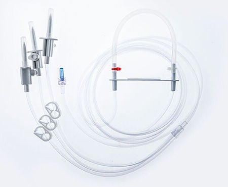 ICU Medical TRANSFER SET, TRIPLE LEAD W/3 CLAMP LL 132" (25/CS)