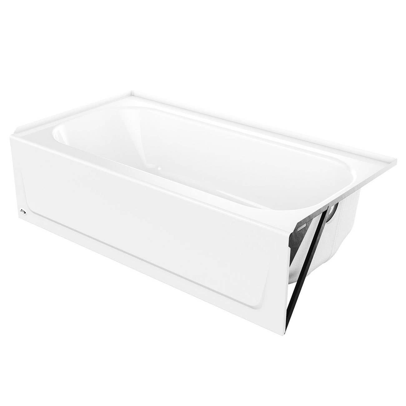 Hana MauiCast Plus 60 x 32 Porcelain Enamel Alcove Bathtub