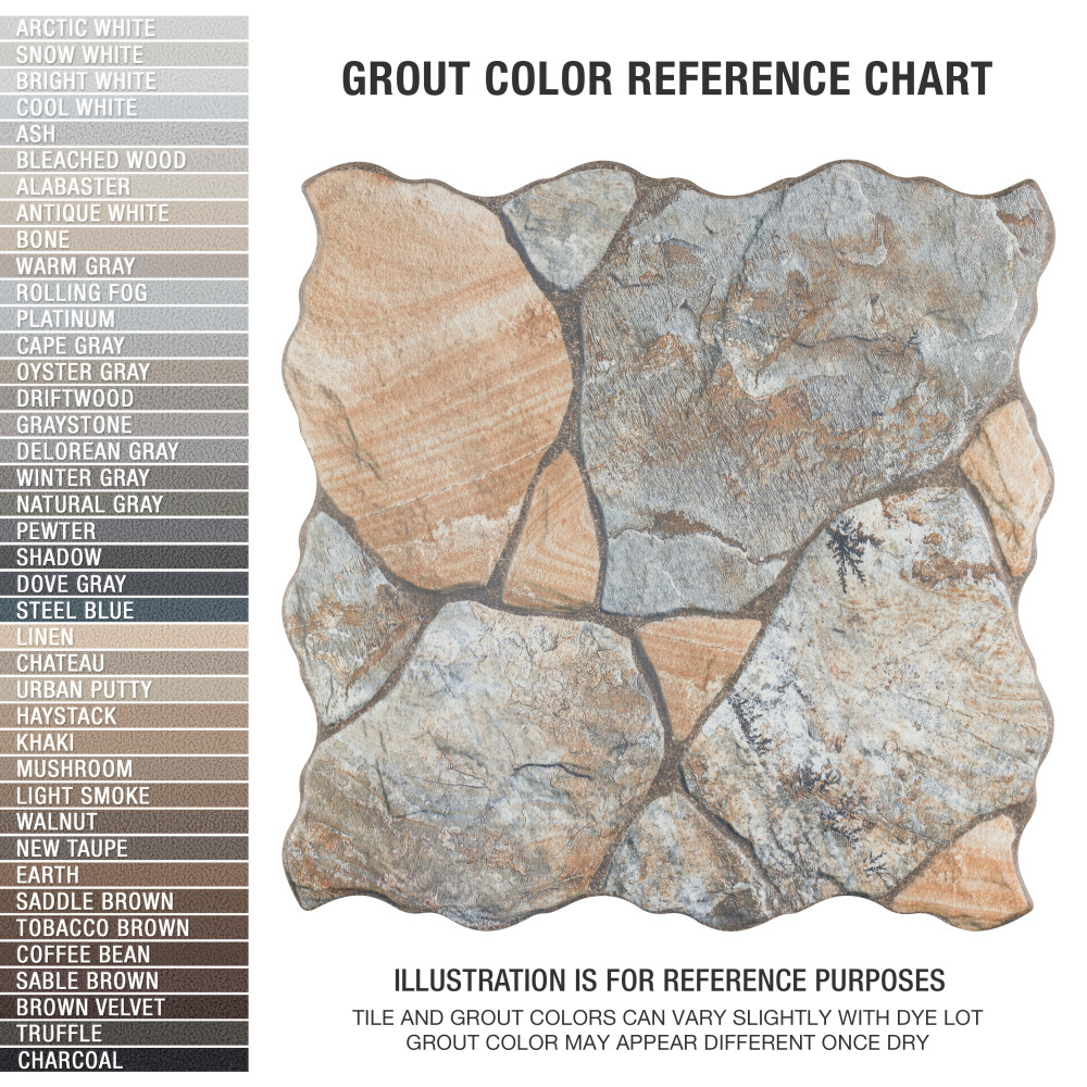 Canet Marron 17 in. x 17 in. Porcelain Floor and Wall Tile