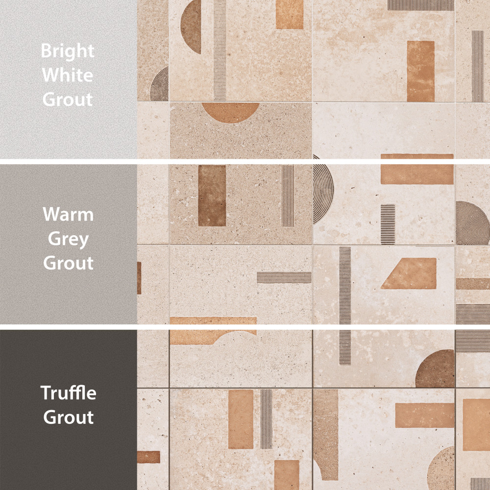 Adagio Decor Element 9-3/4 in. x 9-3/4 in. Porcelain Floor and Wall Tile