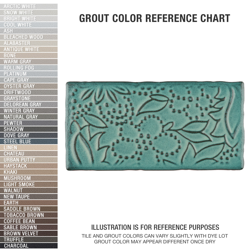 Antic Feelings Lava Verde 3 in. x 6 in. Ceramic Wall Tile