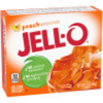 Jell-O Peach Gelatin Dessert, 3 oz Box