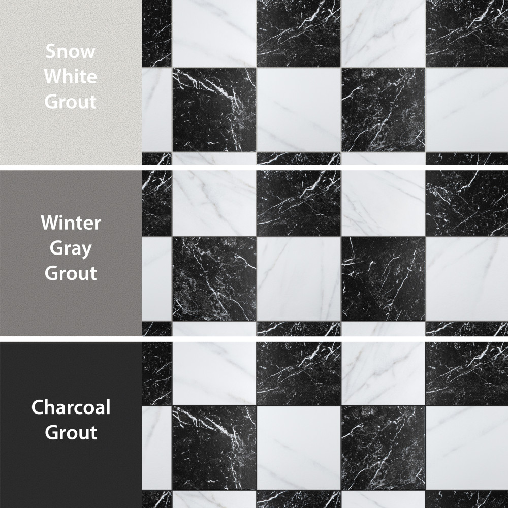 Merzoni Checker Ruzzini 17-7/8 in. x 17-7/8 in. Porcelain Floor and Wall Tile