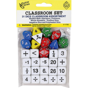 Classroom Dice, Set of 31