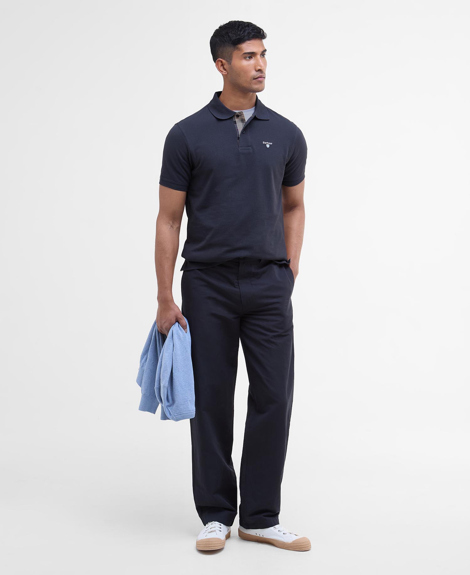 Tartan Pique Polo Shirt image number 1