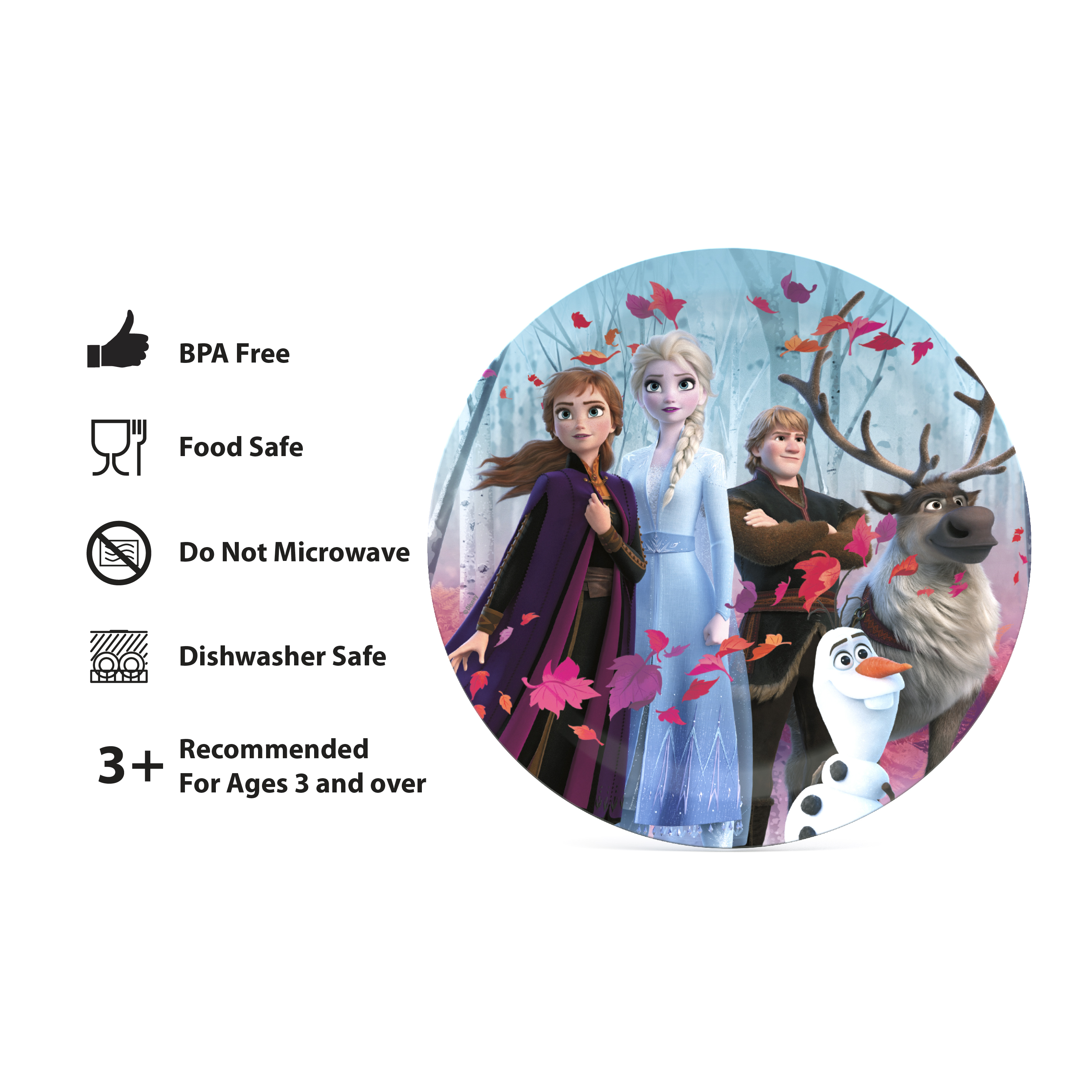 Disney Frozen 2 Movie Dinnerware Set, Anna, Elsa and Friends, 5-piece set slideshow image 7 Disney Frozen 2 Movie Dinnerware Set, Anna, Elsa and Friends, 5-piece set slideshow image 7