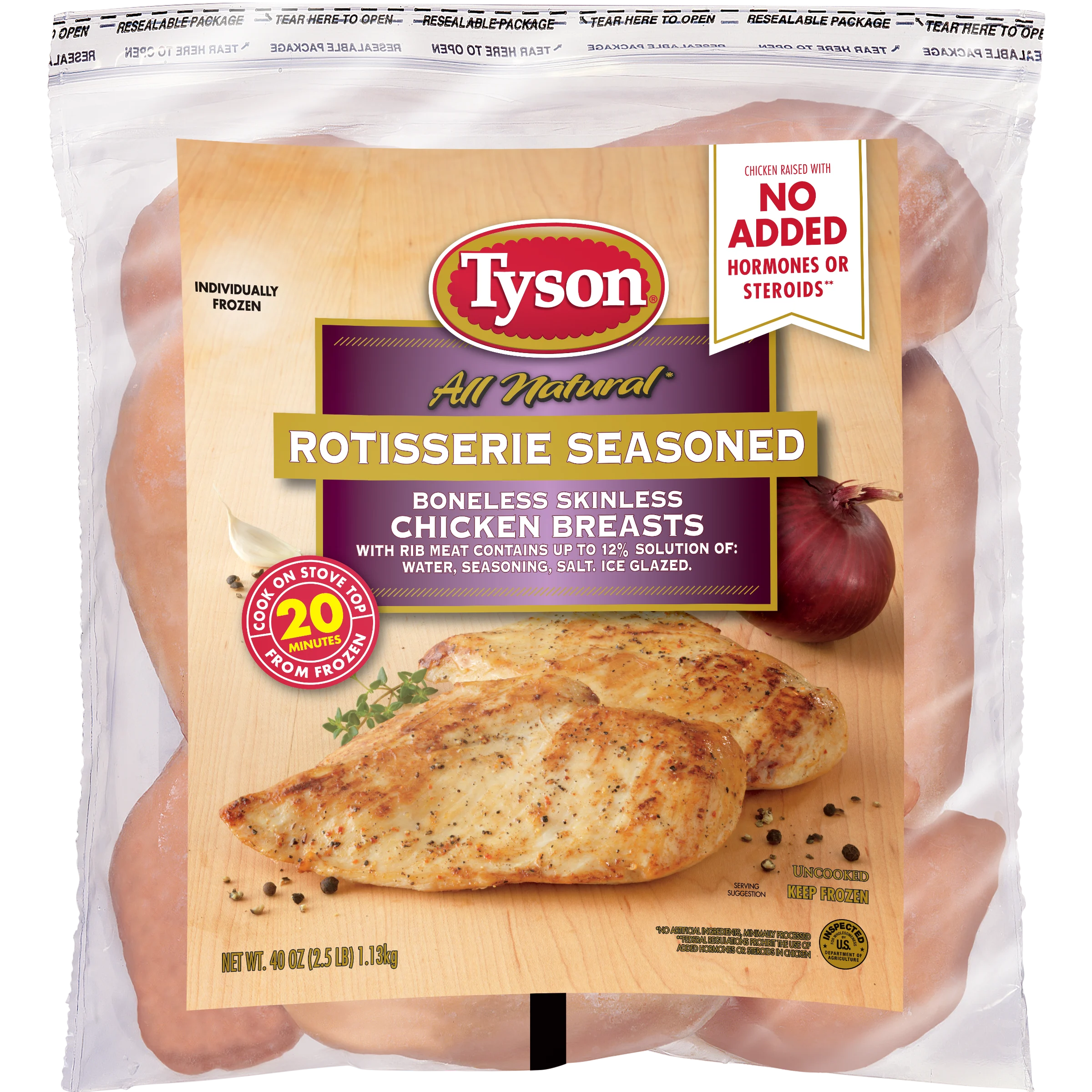 Rotisserie Seasoned Chicken Breasts