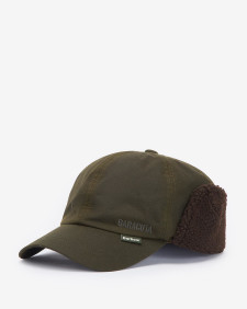Cappello cerato in stile aviatore – Barbour x Baracuta 