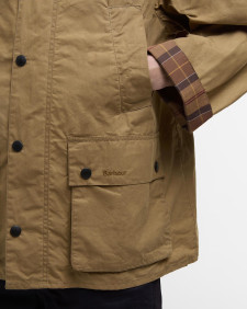 Oversized Bedale Casual Jacket Golden Khaki