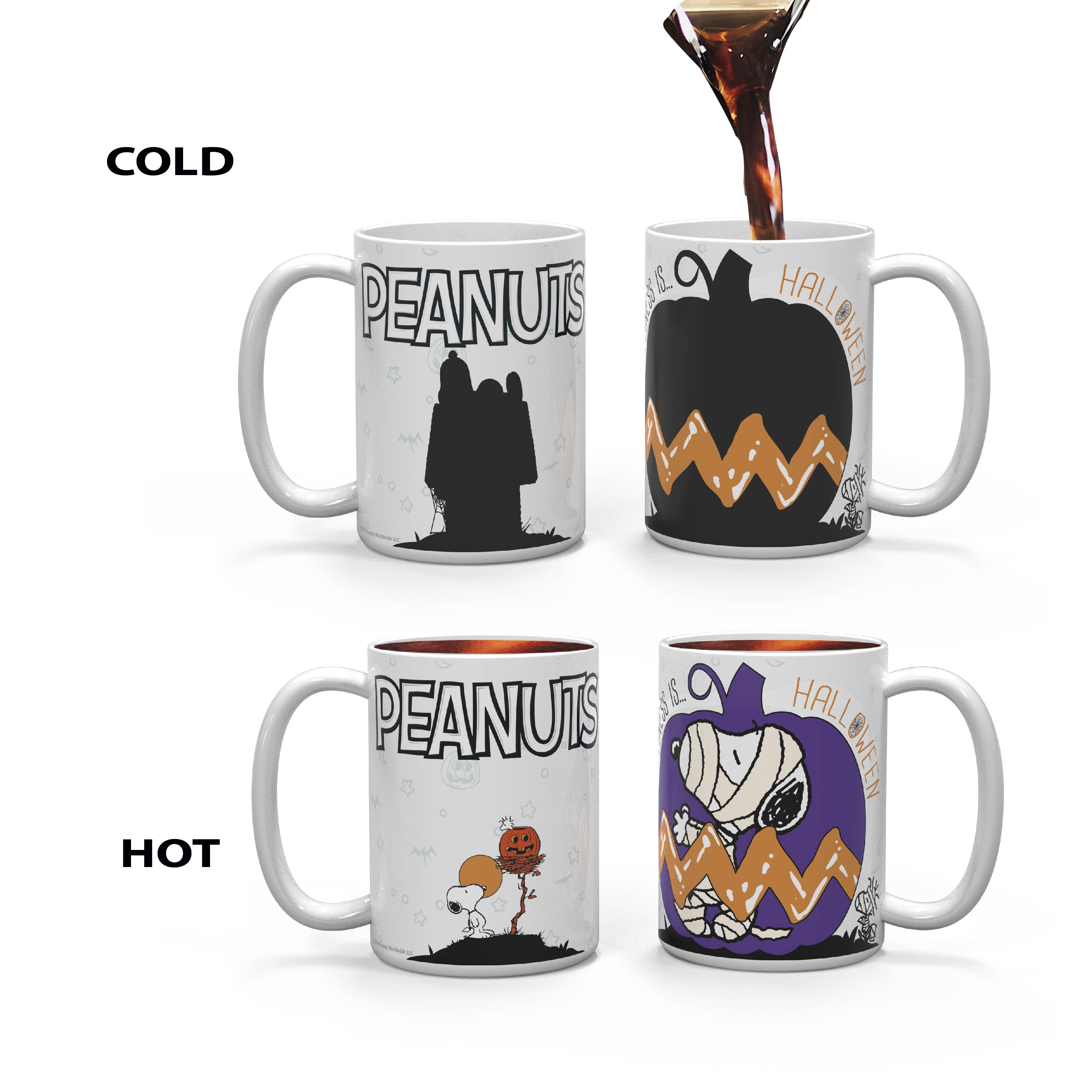 Peanuts 15 ounce Coffee Mug and Spoon, The Great Pumpkin slideshow image 5 Peanuts 15 ounce Coffee Mug and Spoon, The Great Pumpkin slideshow image 5