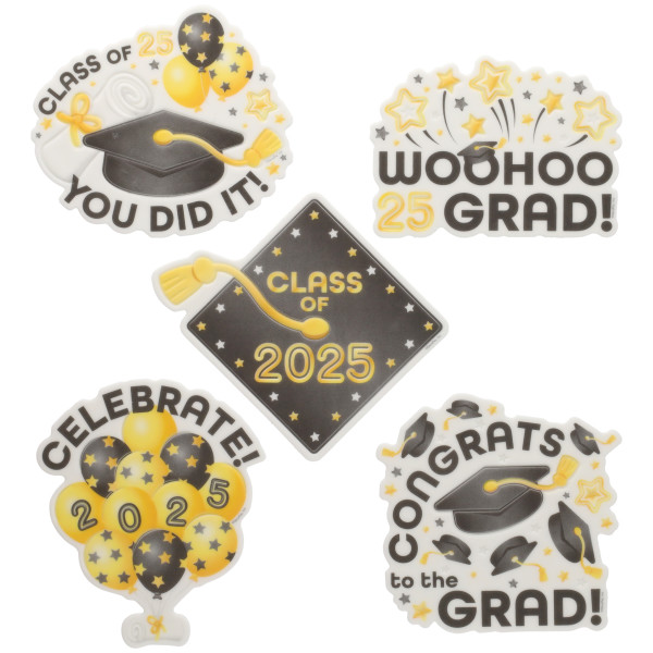 2025 Graduation Medallions SugarStyle® Edible Decorations