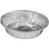 Boardwalk, Round Aluminum To-Go Containers, 24 oz, 7" Diameter x 1.47"h, Silver
