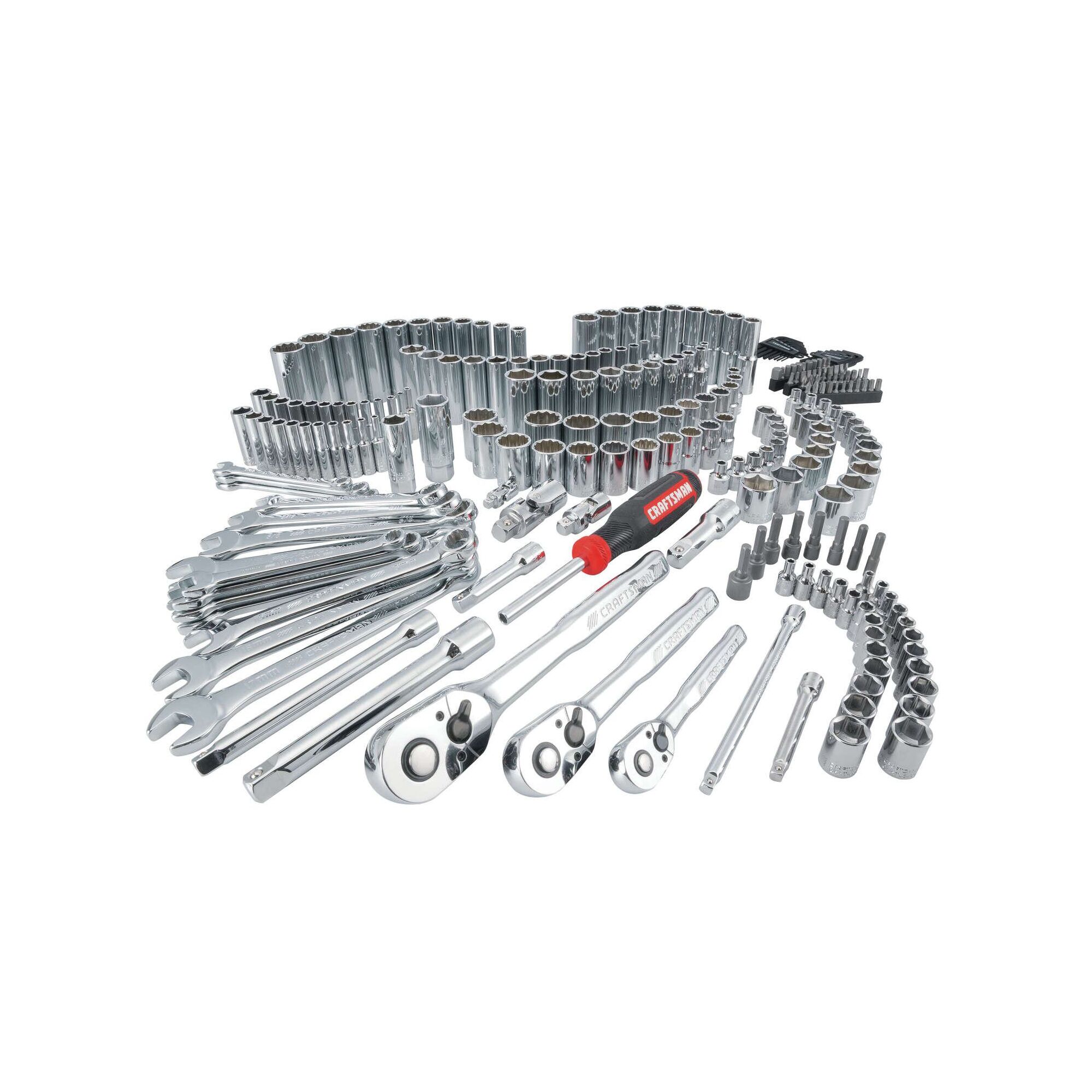 View of CRAFTSMAN Mechanics Tool Set family of products