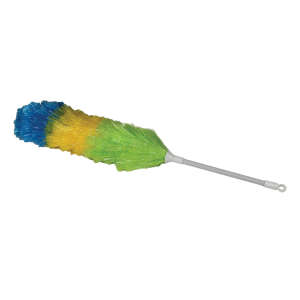 Impact, Polywool 23" Duster, White Handle, Multi-Colored Duster, Wool/Poly, Multicolor, 13.5 in