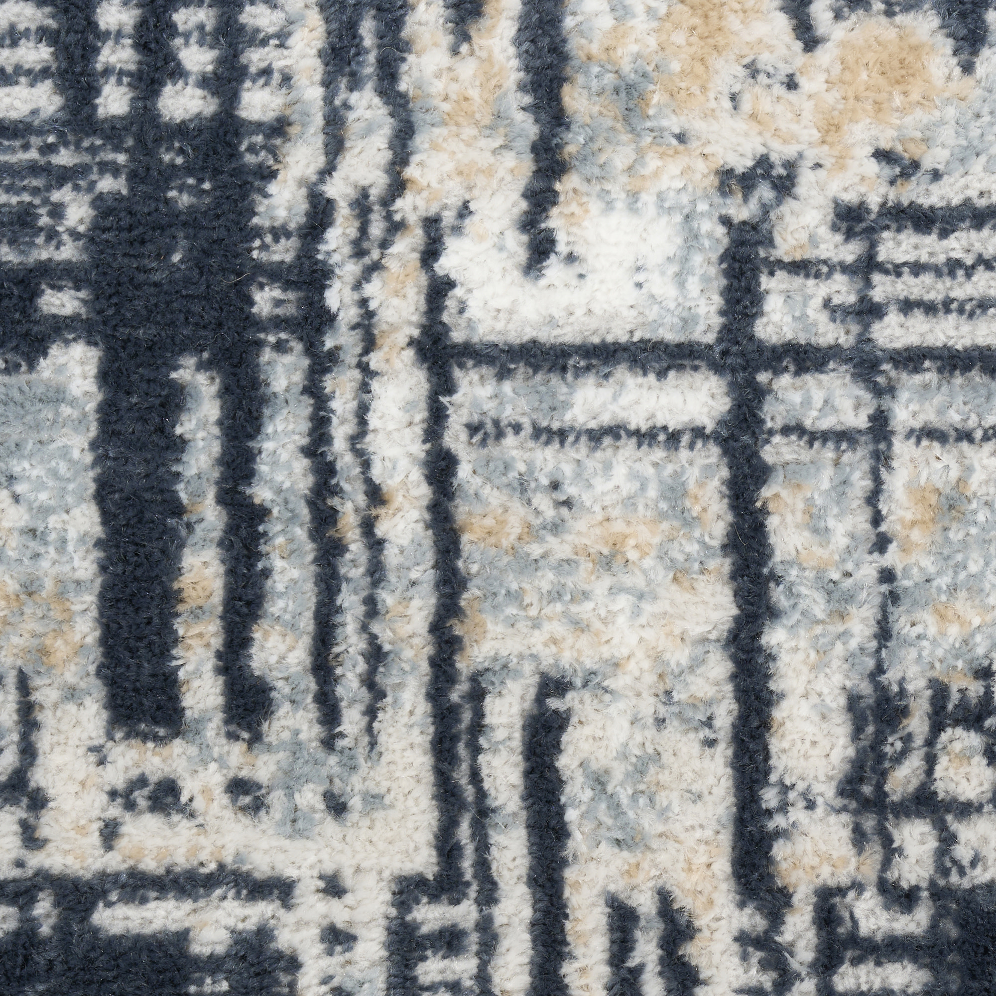 Nourison Dekor 2' x 4' Slate Modern Indoor Rug