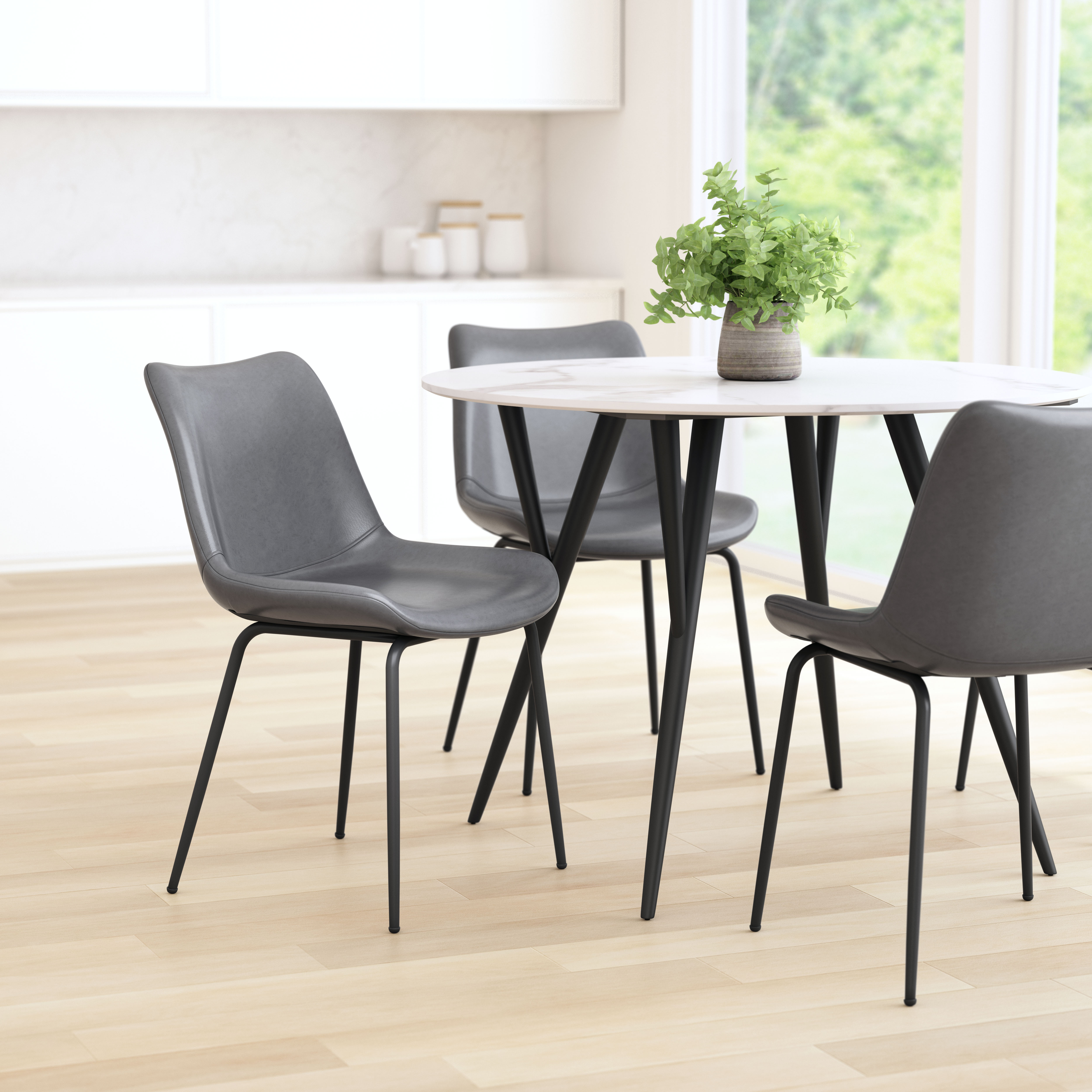 Byron Dining Chair (Set of 2) Gray product image