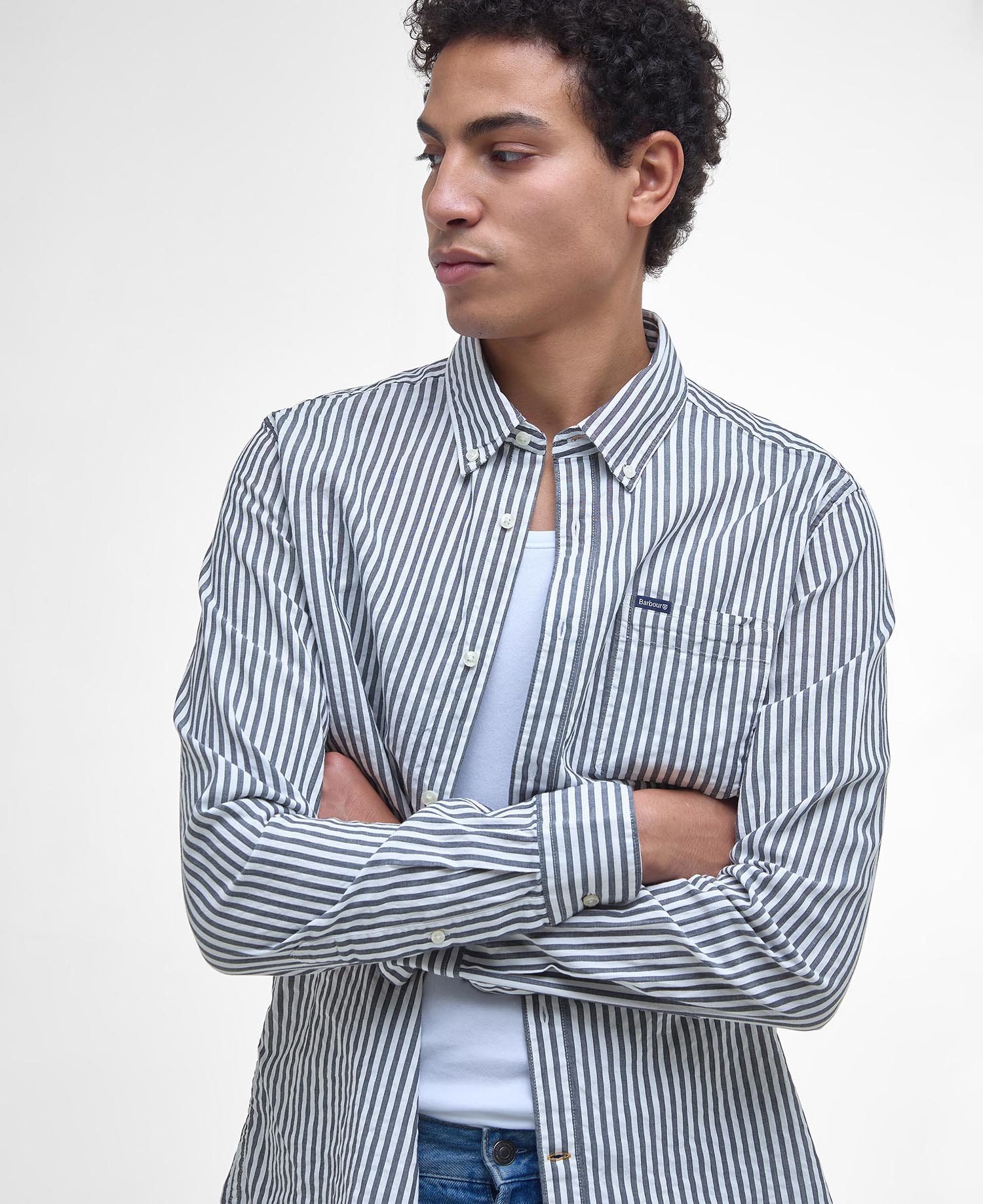 Hemd Cresswell Seersucker Long-Sleeved Tailored image number 4