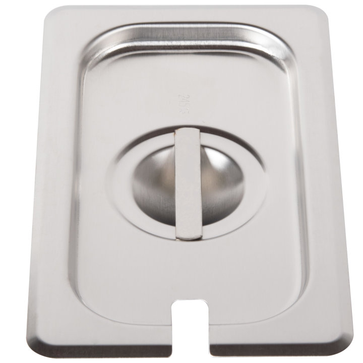 Ninth-size Super Pan V® slotted stainless steel cover
