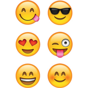 Emotion Icon Fun Hot Spot Stickers, Pack of 880