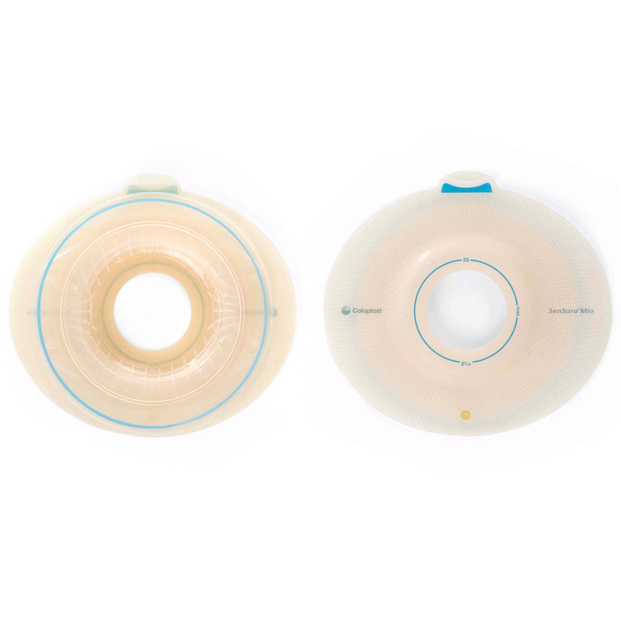 SenSura® Mio Convex Flex Ostomy Barrier, 35 mm Stoma Opening, Red Color Match