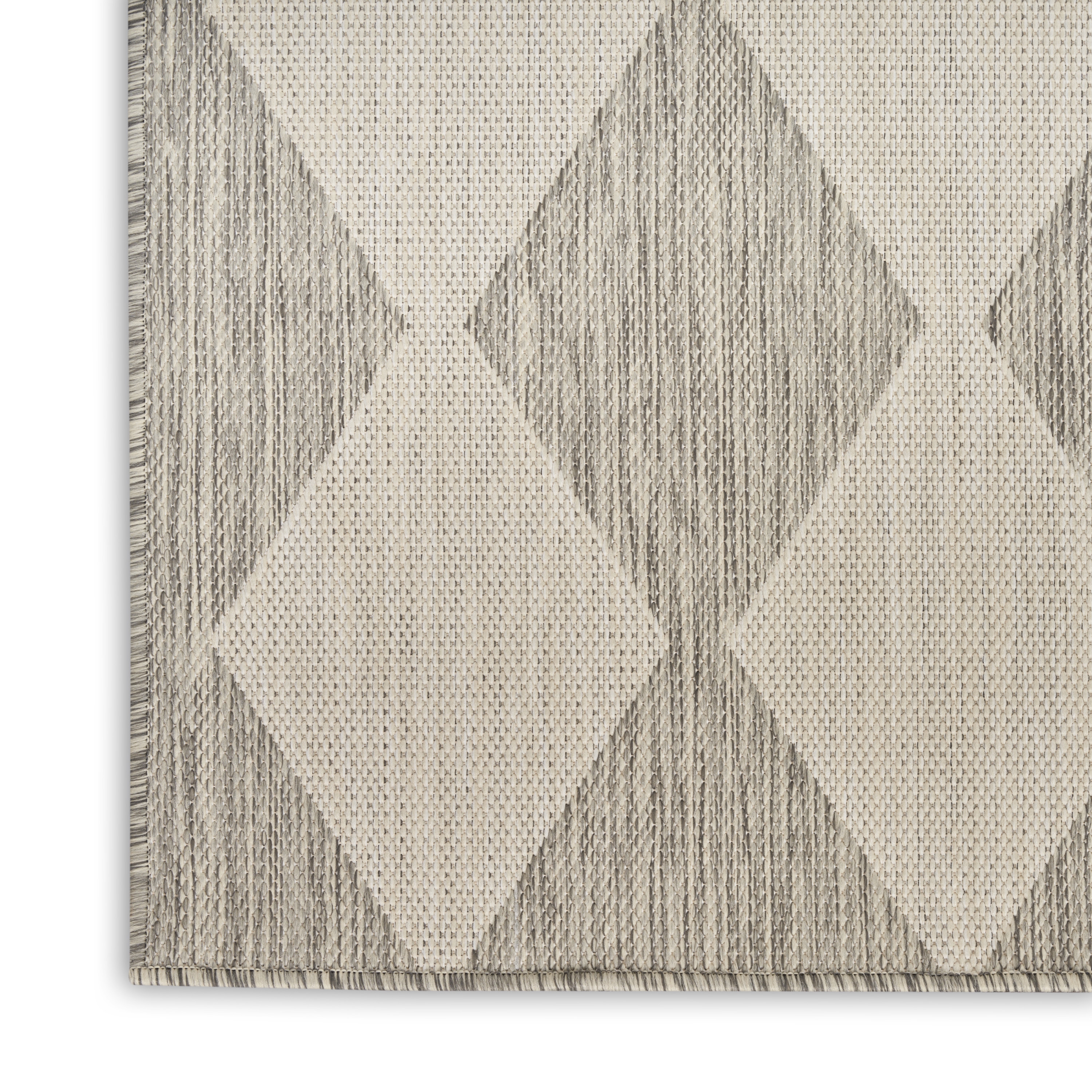 Nourison Positano 5' x 7' Light Grey Modern Rug