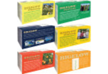 Top of boxes of Mixed Case of Herbal Teas - 6 boxes