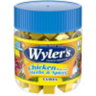Wyler's Chicken Flavor with Herbs & Spices Instant Bouillon Cubes 3.25 oz Jar