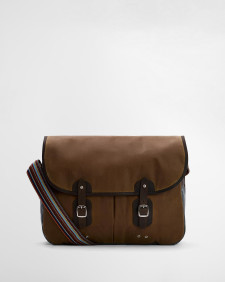 Paul Smith loves Barbour Wax Tarras Bag Tan