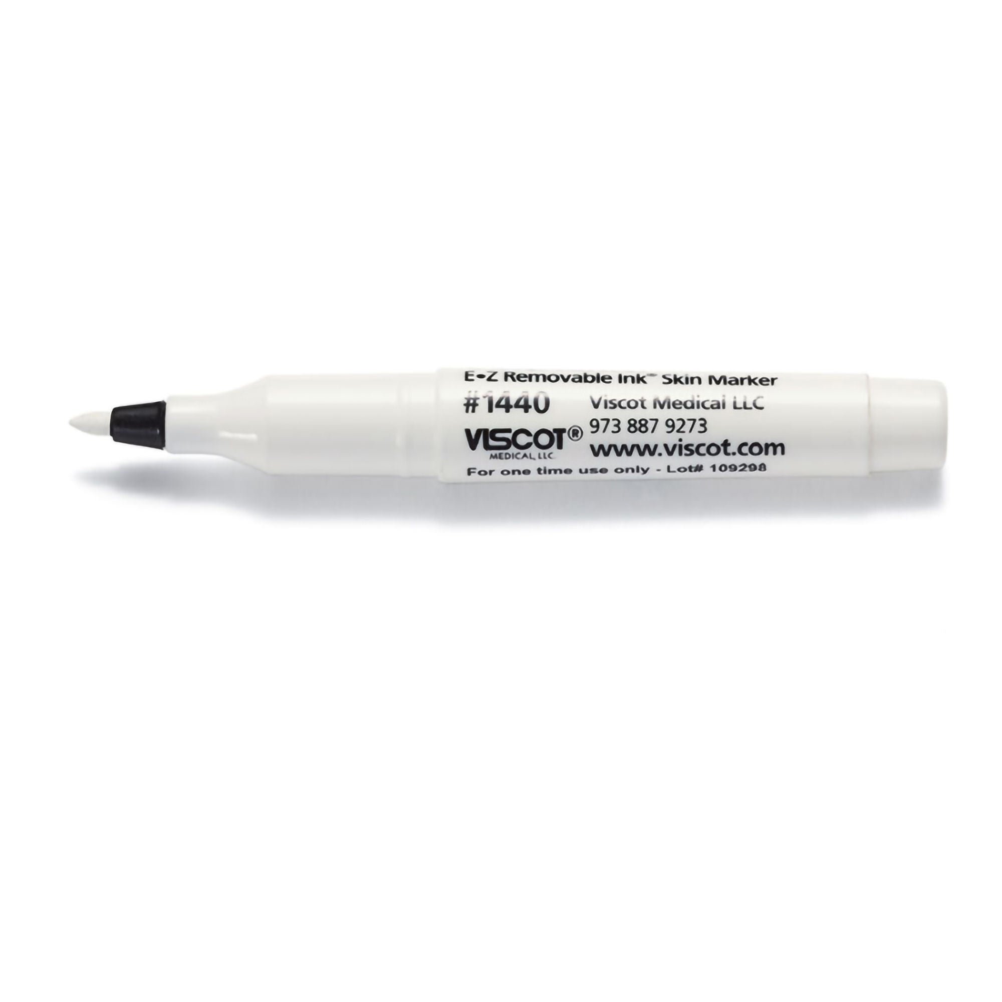 Skin Marker EZ Removable Ink® White Ink NonSterile Mini Regular Tip
