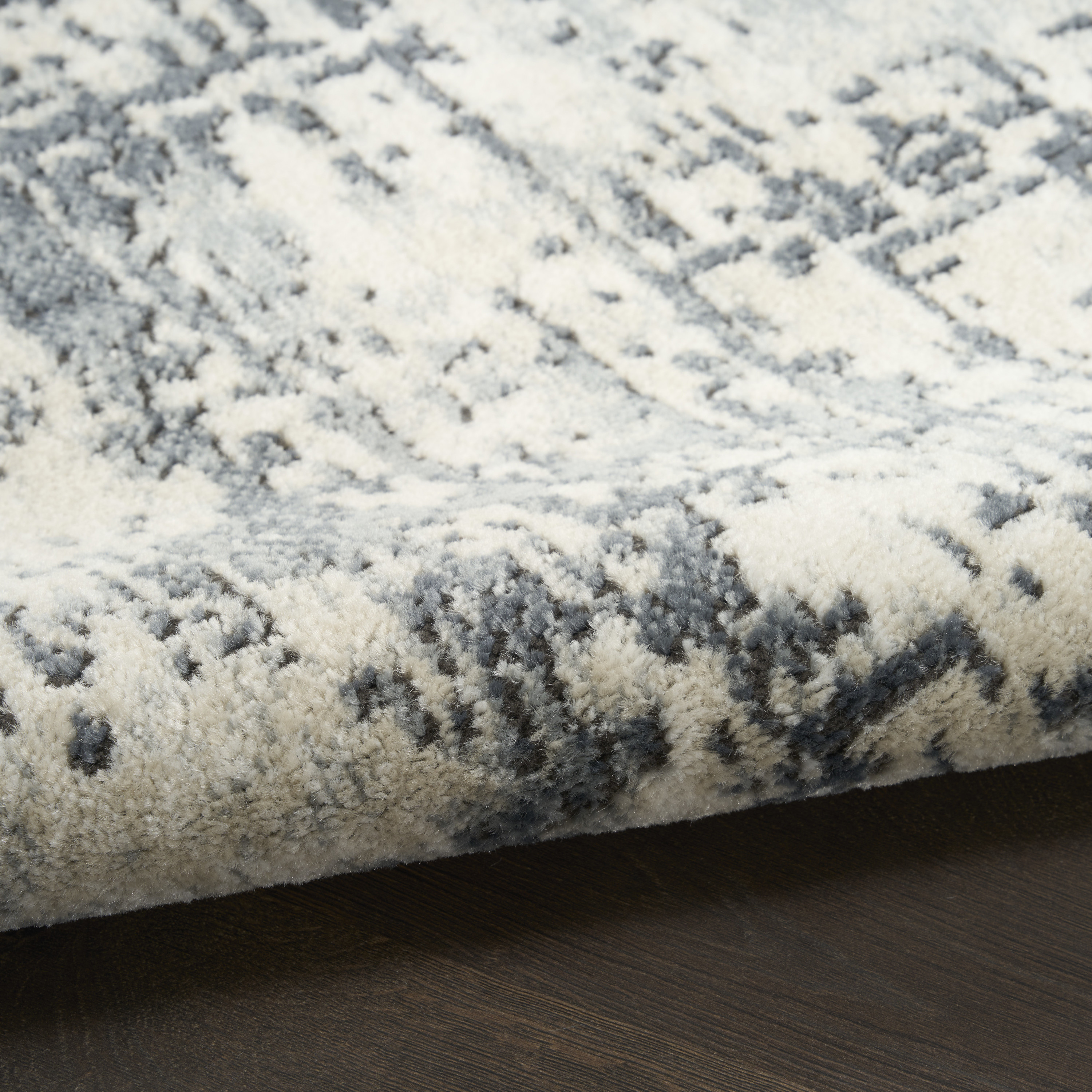 Nourison Quarry 7'10" x 9'10" Ivory Grey Modern Indoor Rug