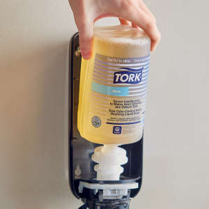 Tork, Odor-Control Liquid Soap, Tork Foam Skincare S4 Dispenser 1000 mL Cartridge