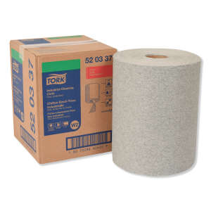 Tork, W2, 1 ply, 10.00"x12.60", Nonwoven Fabric, Industrial Wipers, Gray