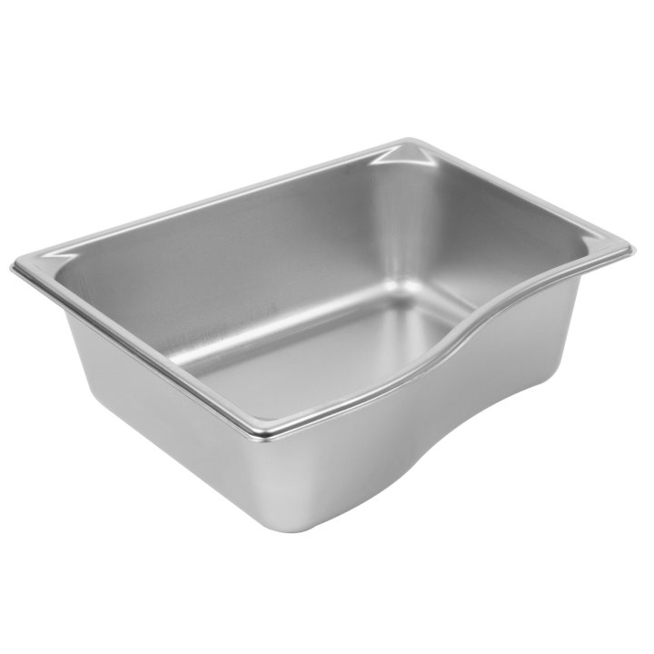 Full-size 4-inch-deep Super Pan® stainless steel super shape short wild pan