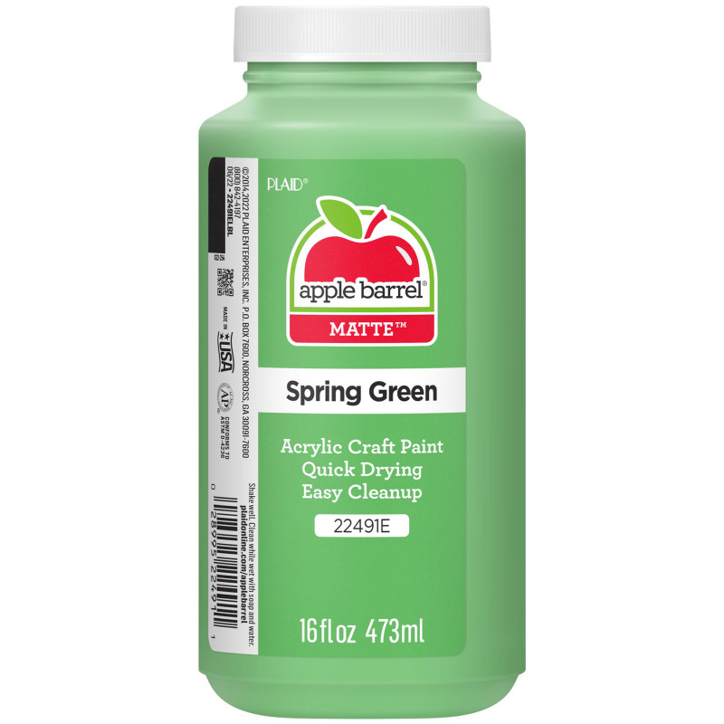 Acrylic Paint Matte, 16oz., Spring Green