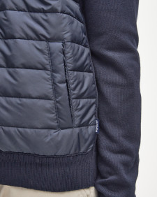 Essential Carn Quilted Jumper Classic Navy