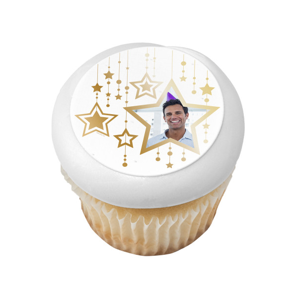 Celebration Star PhotoCake® Edible Image® Frame