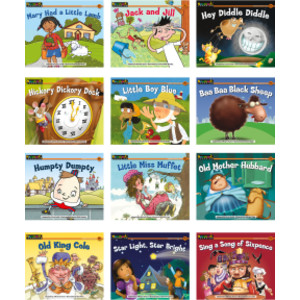 Nursery Rhyme Tales Content-Area Leveled Reader, English, Set of 12