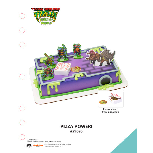 Teenage Mutant Ninja Turtles™ Pizza Power! The Magic of Cakes® Icing Only Page
