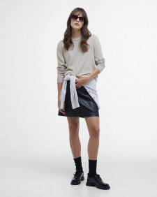 Jade Crew Neck Jumper Silver Cloud