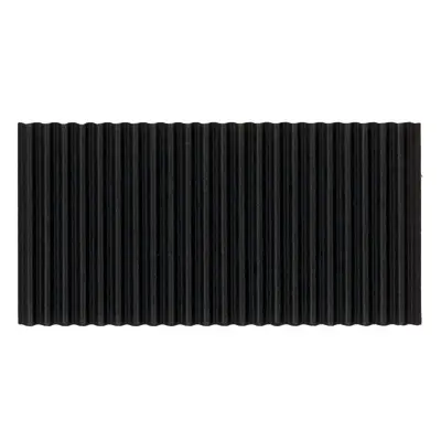 Corobuff Corrugated Paper, Black, 48" x 25', 1 Roll