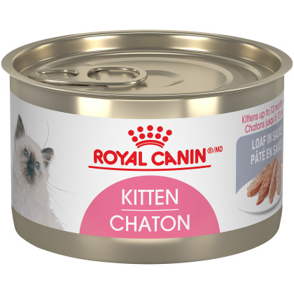 Royal Canin Feline Health Nutrition Kitten Loaf In Sauce Canned Cat Food