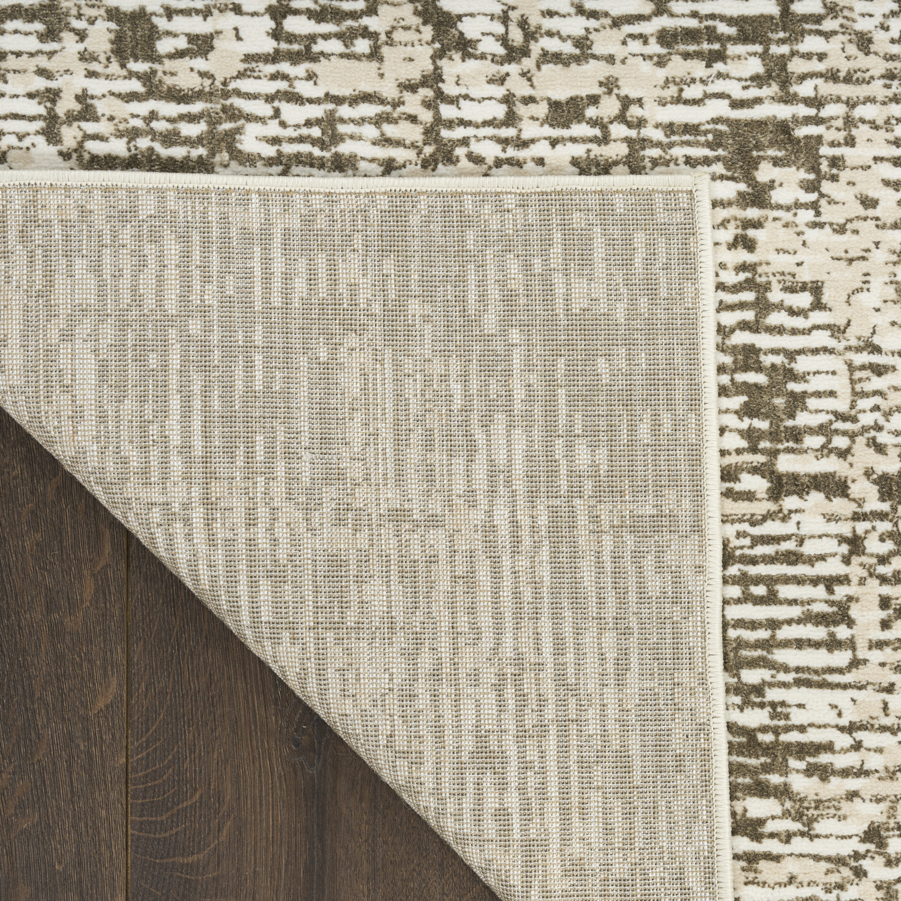 Nourison Soft Structure 9' x 12' Mocha Modern Indoor Rug