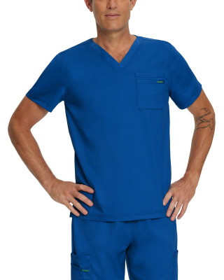 Landau ProFlex Unisex 2&#45;Pocket V&#45;Neck Scrub Top-Landau