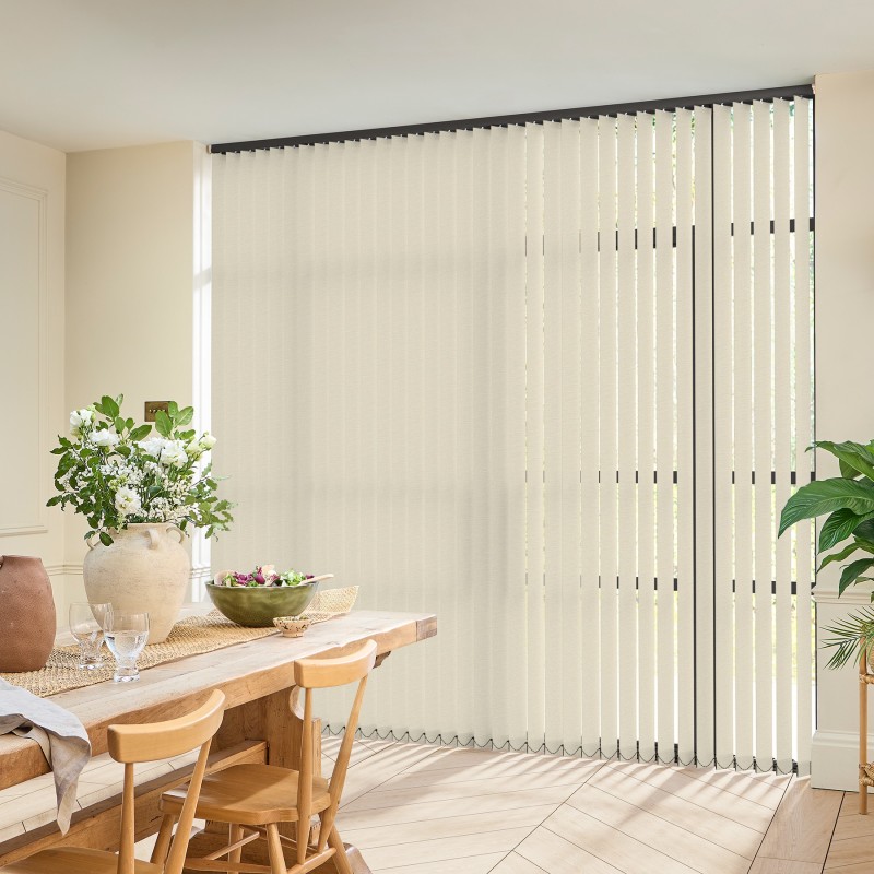 Hattie Parchment Vertical blind