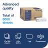 Tork, H2 Xpress® Compressed Advanced, Folded Towel, Multifold, 1 ply, White