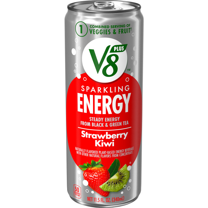 Sparkling +Energy Strawberry Kiwi