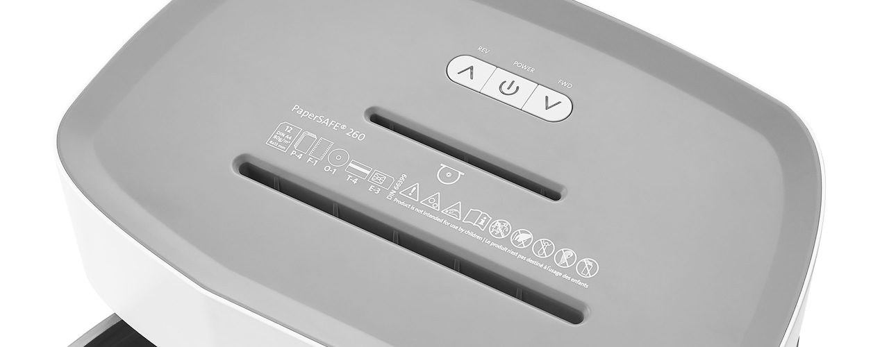 For frustration-free document destruction.